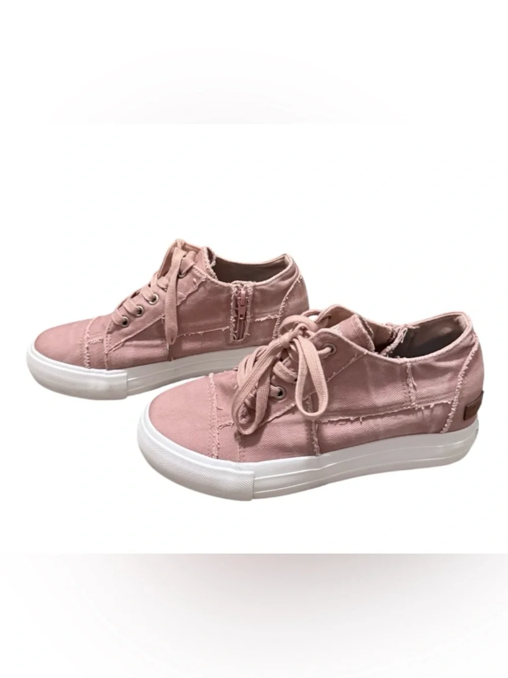 NWOT Jenn Ardor women’s 9 lace up hidden wedges high top pink fashion sneakers